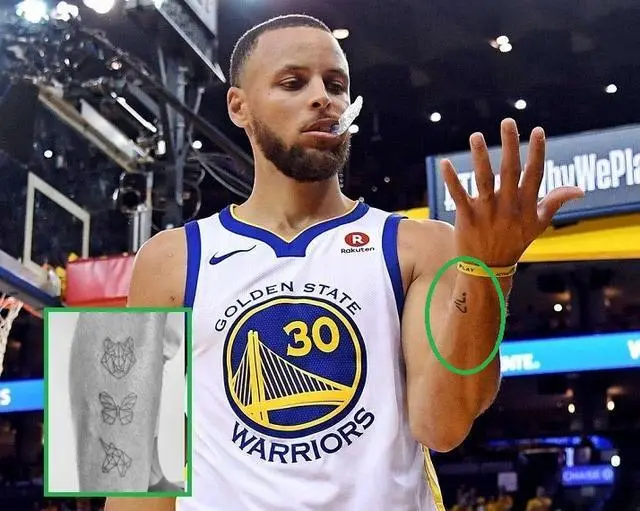 Curry S 7 Tattoos Are Puzzling Warriors Fascination With The Hieroglyph Daydaynews
